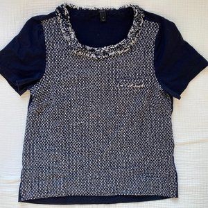 J.Crew Tweed Tshirt